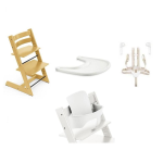 Stokke Tripp Trapp Sunflower Yellow con vassoio cinture e Baby set