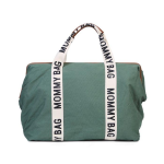 Childhome Mommy Bag Signature Canvas Verde 