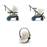 Cybex Trio e-Gazelle S TPE Seashell Beige con Cloud G