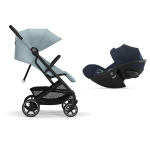 Cybex Travel System Beezy Stormy Blue e Cloud G Plus