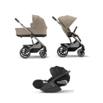 Cybex Trio Balios S Lux TPE Almond Beige con Cloud T Plus