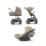 Cybex Trio Balios S Lux TPE Almond Beige con Cloud T Plus