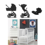 Kit Nascita: Trio Cybex Balios S Lux Moon Black e Glam 9x1