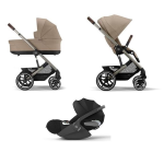 Cybex Trio Gazelle S Tpe Almond Beige con Cloud T 