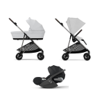 Cybex Trio Melio Fog Grey con Cloud T Plus