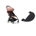 Stokke Passeggino Yoyo 3 Black-Ginger con poggiagambe