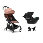 Stokke Travel System Yoyo 3 White-Ginger e Aton S2