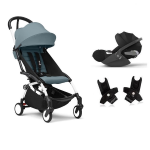 Stokke Travel System YoYo 3 White-Aqua e Cloud T