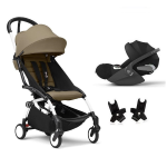 Stokke Travel System YoYo 3 White-Toffee e Cloud T