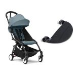 Stokke Passeggino Yoyo 3 Black-Aqua con Poggiagambe