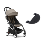 Stokke Passeggino Yoyo 3 Black-Taupe con Poggiagambe