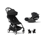 Stokke Travel System YoYo 3 Black con Cloud T Plus