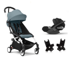 Stokke Travel System YoYo 3 Black-Aqua e Cloud T