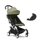 Stokke Passeggino Yoyo 3 White-Olive con Poggiagambe