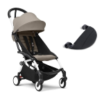 Stokke Passeggino Yoyo 3 White-Taupe con Poggiagambe