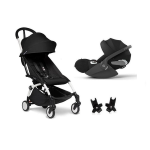 Baby Travel System YoYo 3 White-Black con Cloud T