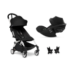 Baby Travel System YoYo 3 White-Black con Cloud G