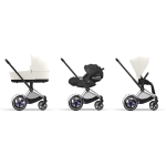 Cybex Trio e-Priam Off White con Telaio chrome black e Cloud T