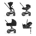 Cybex Trio Priam 4-in-1 Sepia Black-Matt Black con Cloud T e Isofix