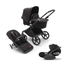 Bugaboo Trio Fox Cub Midnight Black con Cloud T