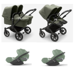 Donkey 5 Trio Gemellare BLACK FOREST GREEN e Cloud T Plus I-Size