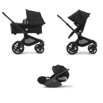 Bugaboo Trio Fox 5 Midnight Black con Cloud T I-Size