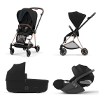 Cybex Trio Mios Onyx Black-Rosegold con Cloud T I-Size