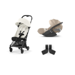 Cybex Coya Travel System Off White-Matt Black con Cloud T I-Size