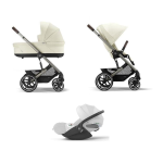 Cybex Trio Balios S Lux TPE Seashell Beige con Cloud T Plus I-Size