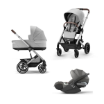 Cybex Trio Balios S Lux SLV Lava Grey con Cloud T I-Size