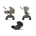 Cybex Trio Melio Almond Beige con Cloud T I-Size