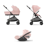 Cybex Trio Melio Hibiscus red con Cloud T I-Size