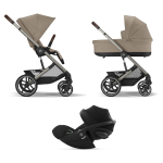 Cybex Trio Balios S lux Almond Beige con Cloud G i-Size