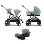 Cybex Trio Gazelle S TPE Sky Blue con Cloud G Plus