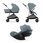 Cybex Trio Melio Stormy Blue con Cloud G Plus I-Size