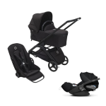 Bugaboo Trio Dragonfly Black Midnight Black con Cloud T I-Size