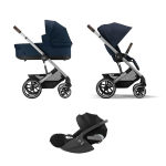 Cybex Trio Balios S Lux Slv Ocean Blue con Cloud T I-Size