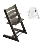 Stokke Tripp Trapp Sedia Hazy Grey e Baby set white