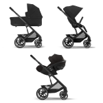 Cybex Trio Balios S Lux BLK Moon Black con Cloud G Plus I-Size