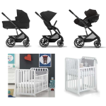 Kit Nascita: Trio Cybex Balios S Lux Moon Black e Glam 9x1