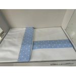 Billoepallina Set Lenuzuola lettino 3 Pz letto Cristy Celeste