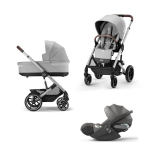 Cybex Trio Balios S Lux SLV Lava Grey con Cloud T I-Size