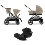 Cybex Trio Gazelle S Tpe Almond Beige con Cloud G