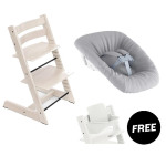 Stokke Tripp Trapp Whitewash con Baby set e Newborn