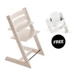 Stokke Tripp Trapp Sedia Whitewash con Baby Set 