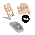 Stokke Tripp Trapp Sedia Natural con Baby set e Newborn