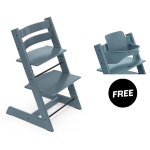 Stokke Tripp Trapp Sedia Fjord Blue e Baby set 