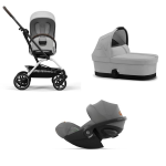 Cybex Trio Eezy S Twist+2 Fog Grey con Cloud G