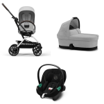 Cybex Trio Eezy S Twist+2 Fog Grey con Aton S2