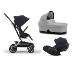 Trio Cybex Eezy S Twist+2 SLV Dark Blue e Cloud G